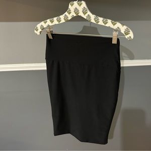 Black pencil skirt